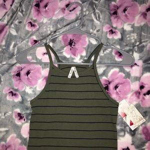 army green dress NWT